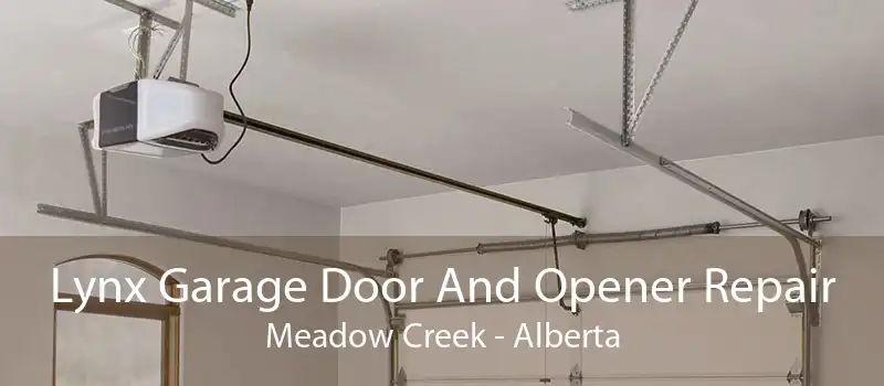 Lynx Garage Door And Opener Repair Meadow Creek - Alberta