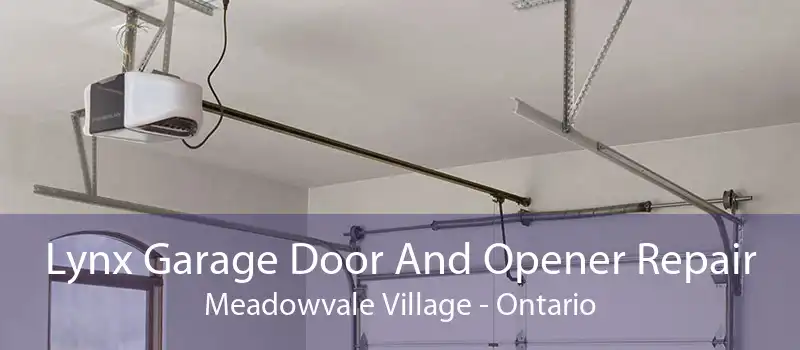 Lynx Garage Door And Opener Repair Meadowvale Village - Ontario