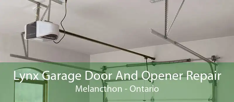 Lynx Garage Door And Opener Repair Melancthon - Ontario