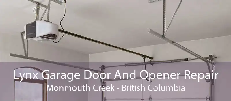 Lynx Garage Door And Opener Repair Monmouth Creek - British Columbia