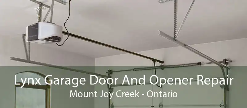 Lynx Garage Door And Opener Repair Mount Joy Creek - Ontario