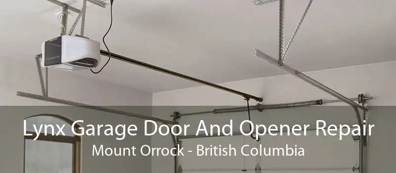 Lynx Garage Door And Opener Repair Mount Orrock - British Columbia