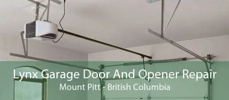 Lynx Garage Door And Opener Repair Mount Pitt - British Columbia