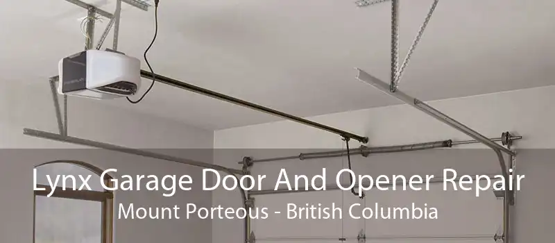 Lynx Garage Door And Opener Repair Mount Porteous - British Columbia