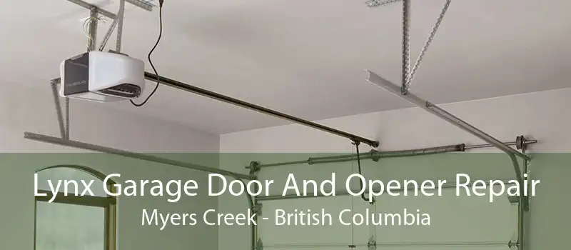 Lynx Garage Door And Opener Repair Myers Creek - British Columbia