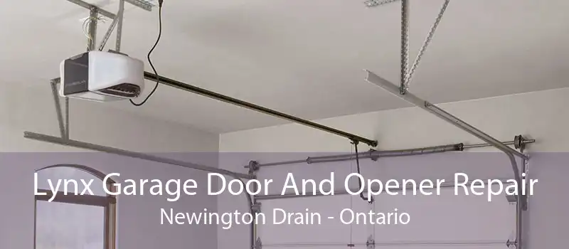 Lynx Garage Door And Opener Repair Newington Drain - Ontario