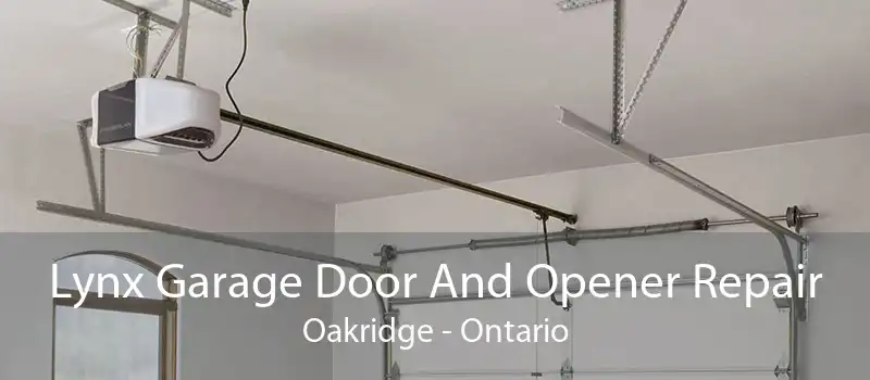 Lynx Garage Door And Opener Repair Oakridge - Ontario