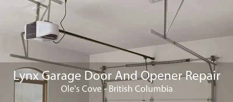 Lynx Garage Door And Opener Repair Ole's Cove - British Columbia