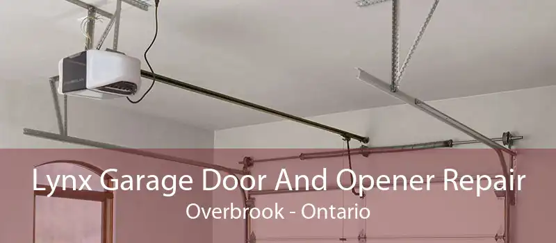 Lynx Garage Door And Opener Repair Overbrook - Ontario