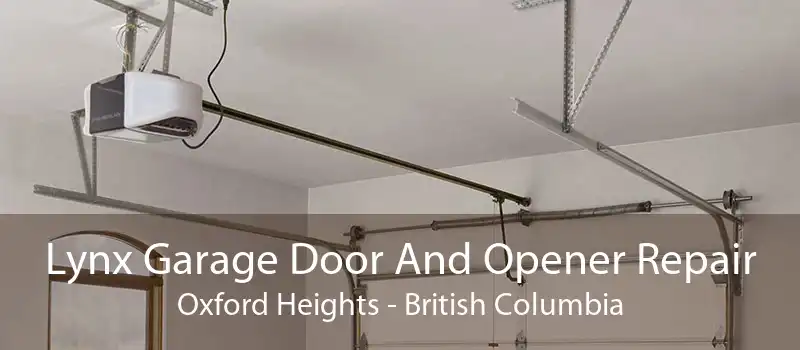 Lynx Garage Door And Opener Repair Oxford Heights - British Columbia