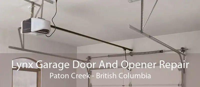 Lynx Garage Door And Opener Repair Paton Creek - British Columbia