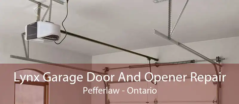 Lynx Garage Door And Opener Repair Pefferlaw - Ontario