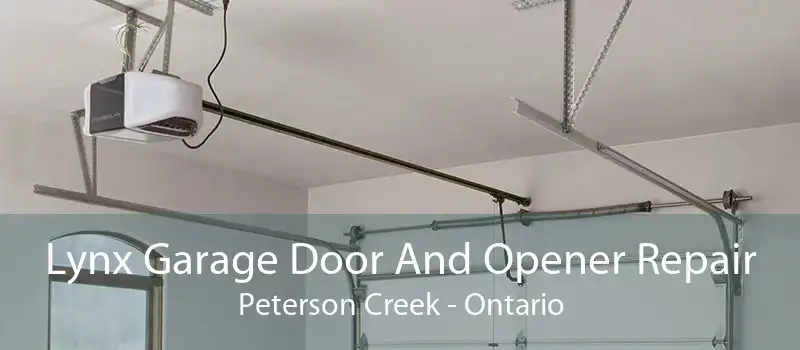 Lynx Garage Door And Opener Repair Peterson Creek - Ontario
