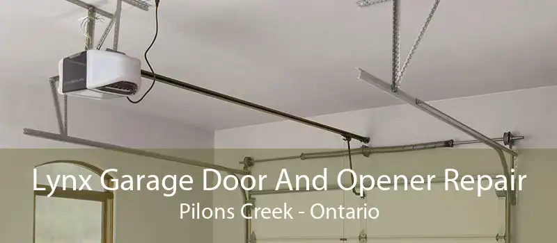 Lynx Garage Door And Opener Repair Pilons Creek - Ontario