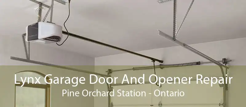 Lynx Garage Door And Opener Repair Pine Orchard Station - Ontario