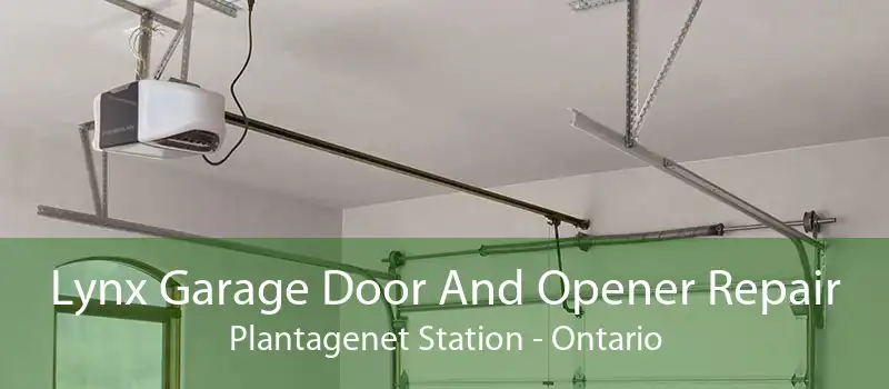 Lynx Garage Door And Opener Repair Plantagenet Station - Ontario