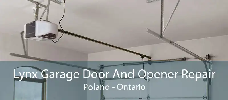 Lynx Garage Door And Opener Repair Poland - Ontario