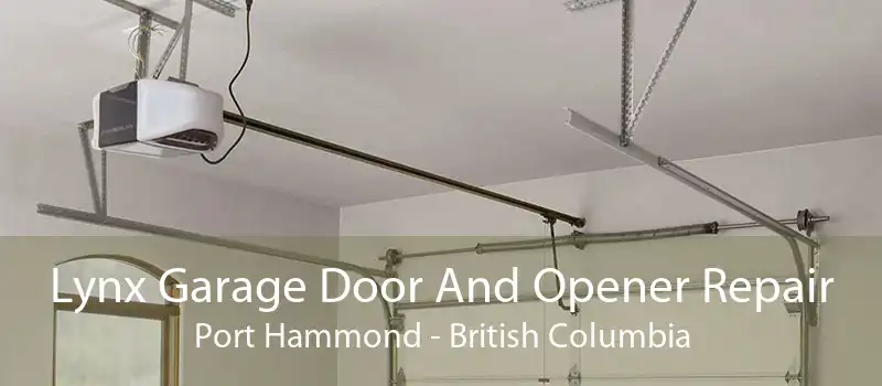 Lynx Garage Door And Opener Repair Port Hammond - British Columbia