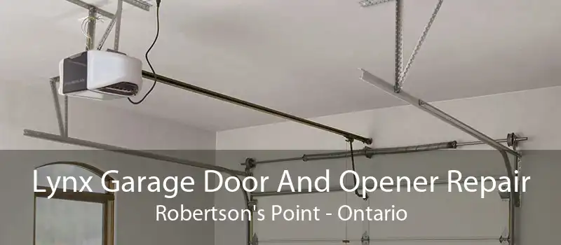 Lynx Garage Door And Opener Repair Robertson's Point - Ontario