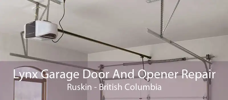 Lynx Garage Door And Opener Repair Ruskin - British Columbia