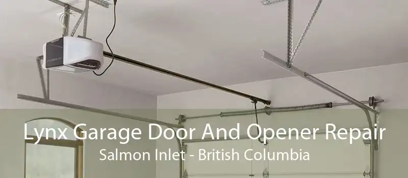 Lynx Garage Door And Opener Repair Salmon Inlet - British Columbia