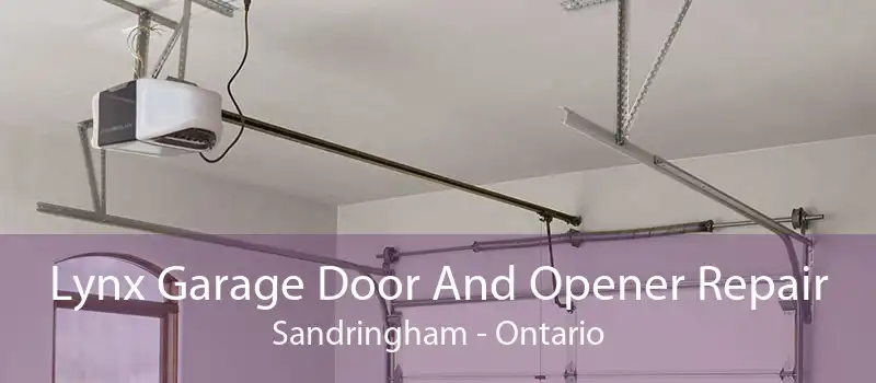 Lynx Garage Door And Opener Repair Sandringham - Ontario