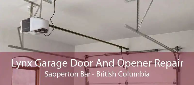 Lynx Garage Door And Opener Repair Sapperton Bar - British Columbia