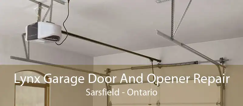 Lynx Garage Door And Opener Repair Sarsfield - Ontario