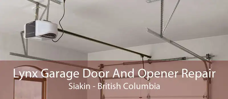 Lynx Garage Door And Opener Repair Siakin - British Columbia