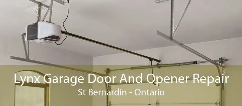 Lynx Garage Door And Opener Repair St Bernardin - Ontario