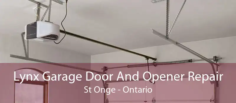 Lynx Garage Door And Opener Repair St Onge - Ontario