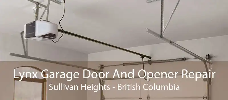 Lynx Garage Door And Opener Repair Sullivan Heights - British Columbia