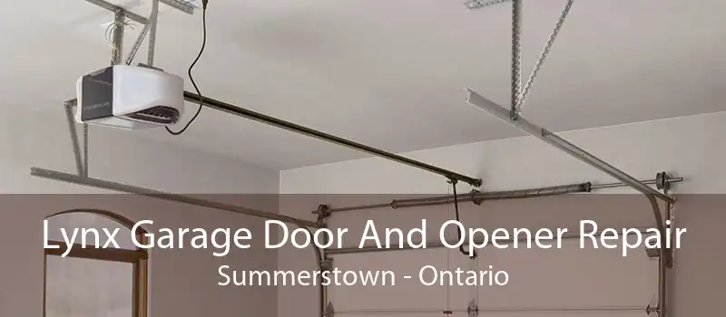 Lynx Garage Door And Opener Repair Summerstown - Ontario