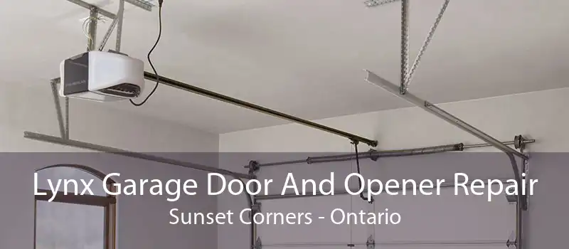 Lynx Garage Door And Opener Repair Sunset Corners - Ontario