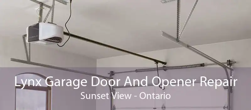 Lynx Garage Door And Opener Repair Sunset View - Ontario