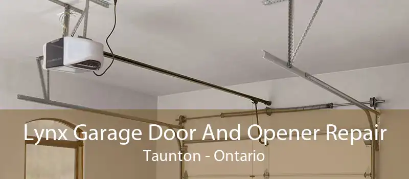 Lynx Garage Door And Opener Repair Taunton - Ontario