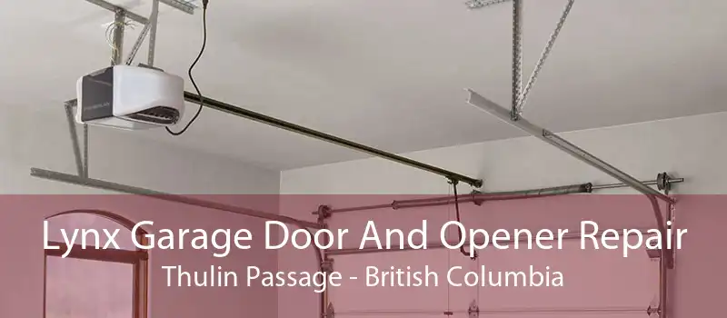 Lynx Garage Door And Opener Repair Thulin Passage - British Columbia