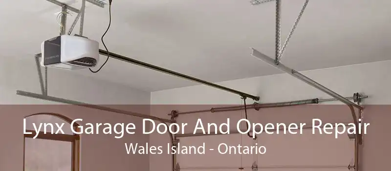 Lynx Garage Door And Opener Repair Wales Island - Ontario