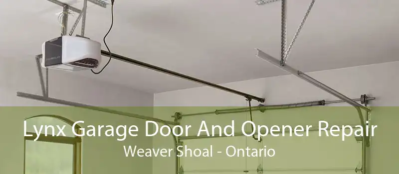 Lynx Garage Door And Opener Repair Weaver Shoal - Ontario