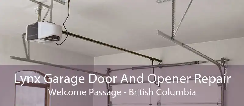 Lynx Garage Door And Opener Repair Welcome Passage - British Columbia