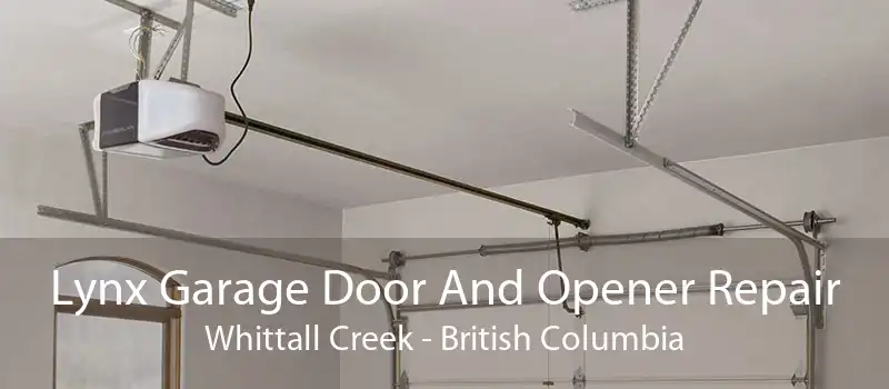 Lynx Garage Door And Opener Repair Whittall Creek - British Columbia