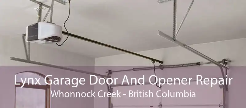 Lynx Garage Door And Opener Repair Whonnock Creek - British Columbia