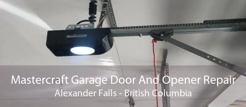 Mastercraft Garage Door And Opener Repair Alexander Falls - British Columbia