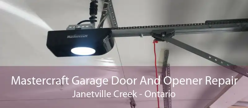 Mastercraft Garage Door And Opener Repair Janetville Creek - Ontario
