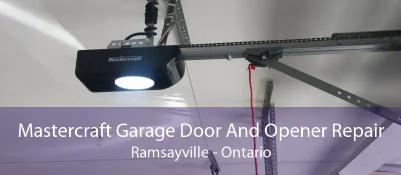 Mastercraft Garage Door And Opener Repair Ramsayville - Ontario