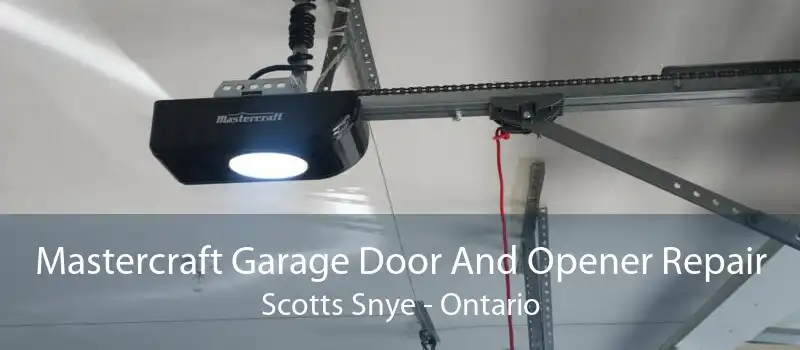 Mastercraft Garage Door And Opener Repair Scotts Snye - Ontario