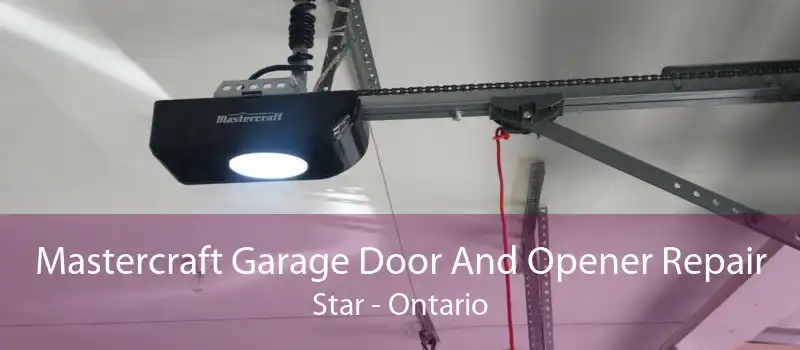 Mastercraft Garage Door And Opener Repair Star - Ontario