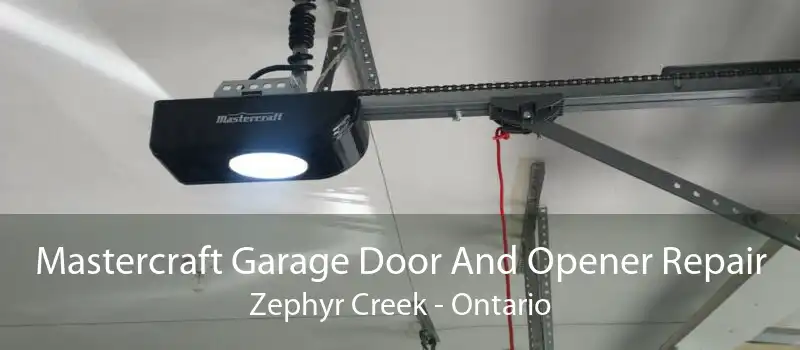Mastercraft Garage Door And Opener Repair Zephyr Creek - Ontario