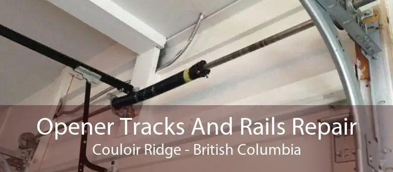 Opener Tracks And Rails Repair Couloir Ridge - British Columbia