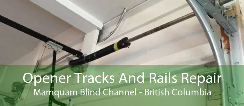 Opener Tracks And Rails Repair Mamquam Blind Channel - British Columbia